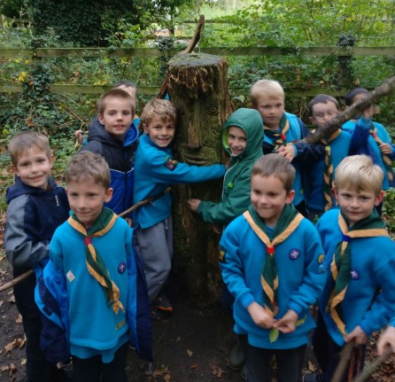 Beavers find the Green Man
